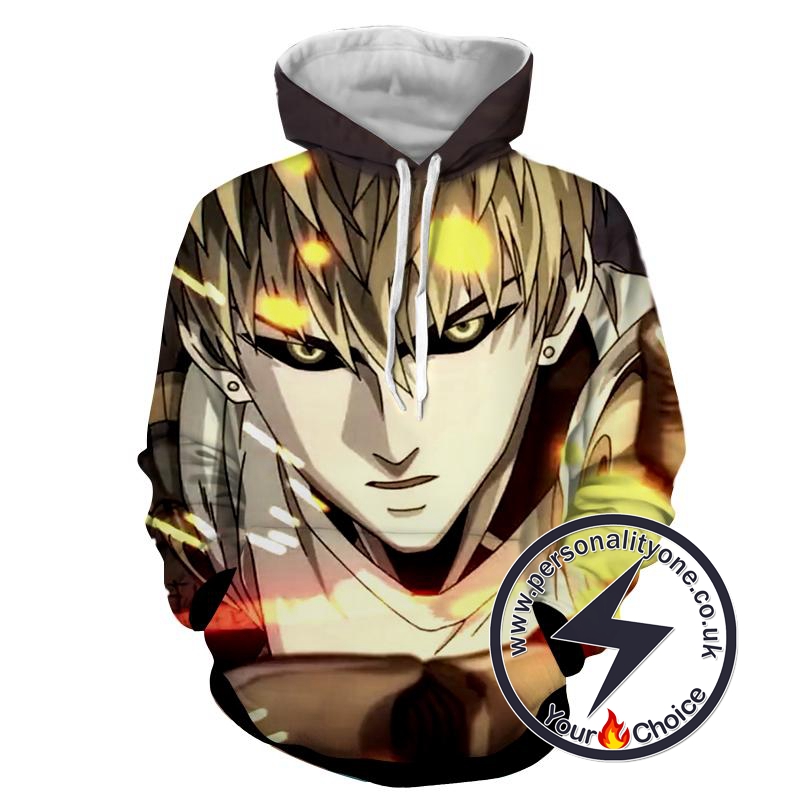 One Punch Man - Genos 3D - Hoodies